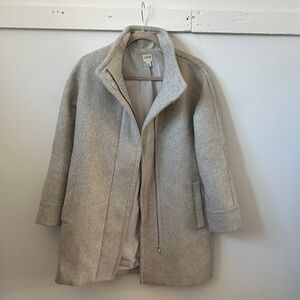 J. Crew Light Gray Wool-blend Coat